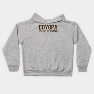 Coyopa The Maya God Of Thunder Kids Hoodie